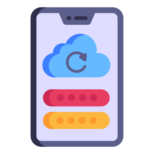 synchronizacja w chmurze Generic Flat ikona