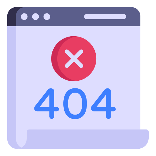404-fout Generic Flat icoon