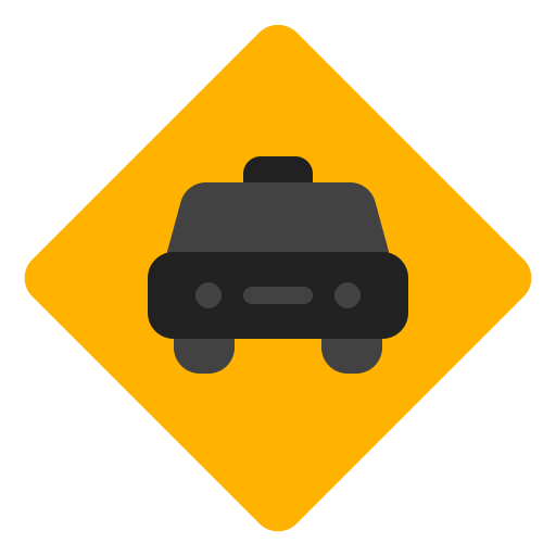 タクシーの信号 Generic Flat icon
