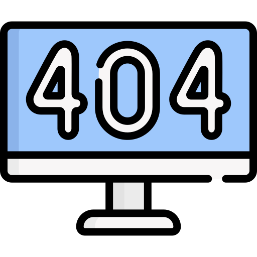 404 fehler Special Lineal color icon