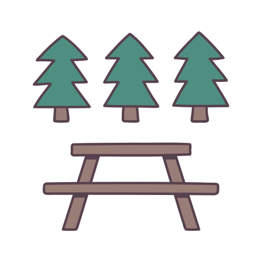 国立公園 Generic Thin Outline Color icon