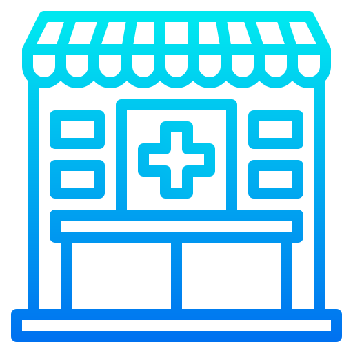 Pharmacy srip Gradient icon