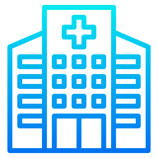 Hospital srip Gradient icon