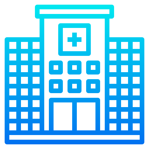 hospital srip Gradient icono