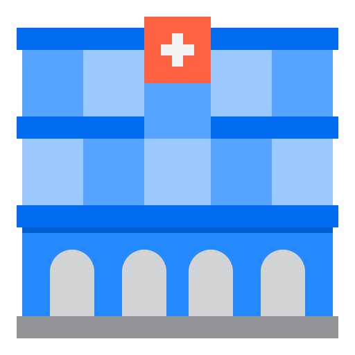 szpital srip Flat ikona