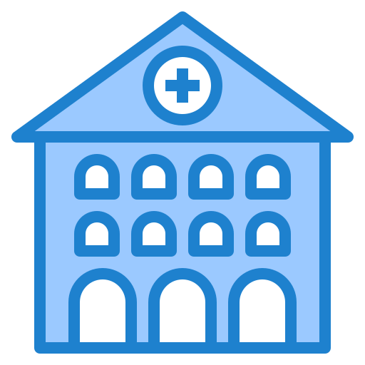 hospital srip Blue icono