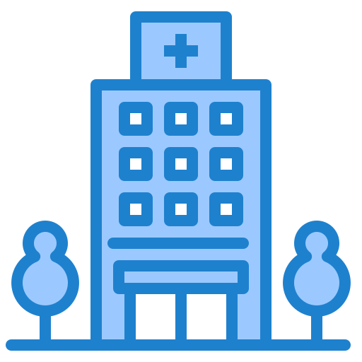 hospital srip Blue icono