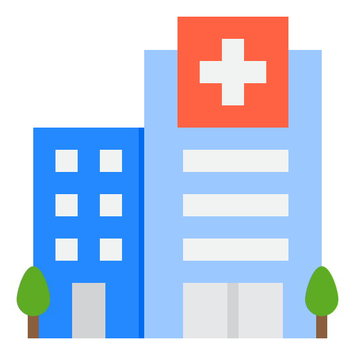 Hospital srip Flat icon