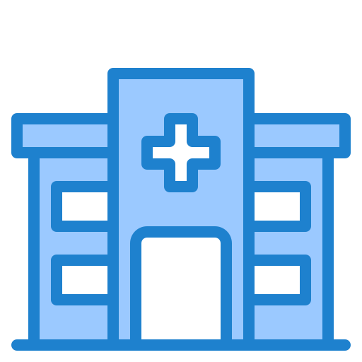 hospital srip Blue icono
