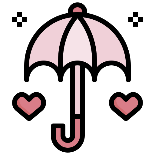 Umbrella Surang Lineal Color icon