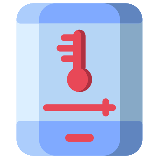 control de temperatura Generic Flat icono