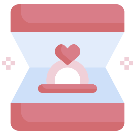 anillo de compromiso Surang Flat icono
