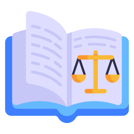 libro di diritto Generic Flat icona