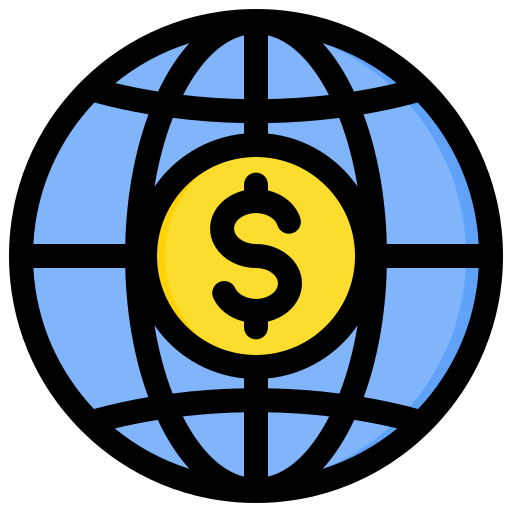 세계금융 Generic Outline Color icon