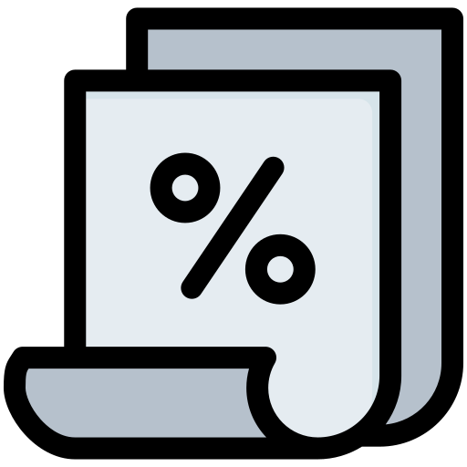Tax Generic Outline Color icon