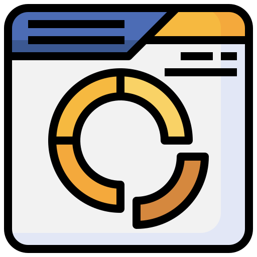 diagrama Surang Lineal Color icono