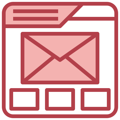 Mail Surang Red icon