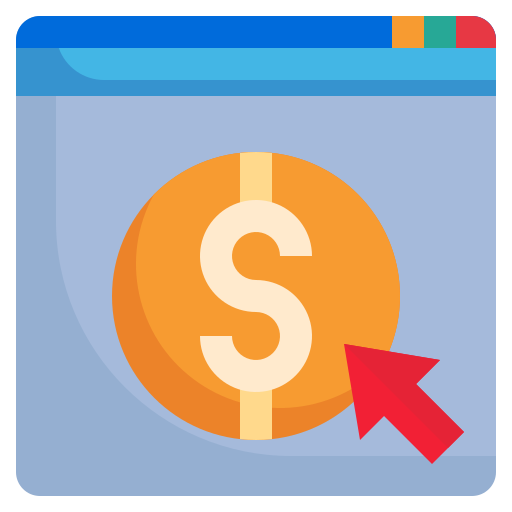 pay-per-click Surang Flat icon