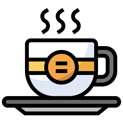 コーヒーカップ Surang Lineal Color icon
