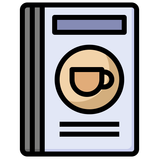 コーヒーメニュー Surang Lineal Color icon