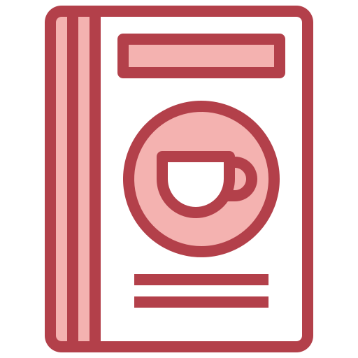 Coffee menu Surang Red icon