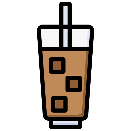 Кофе со льдом Surang Lineal Color иконка