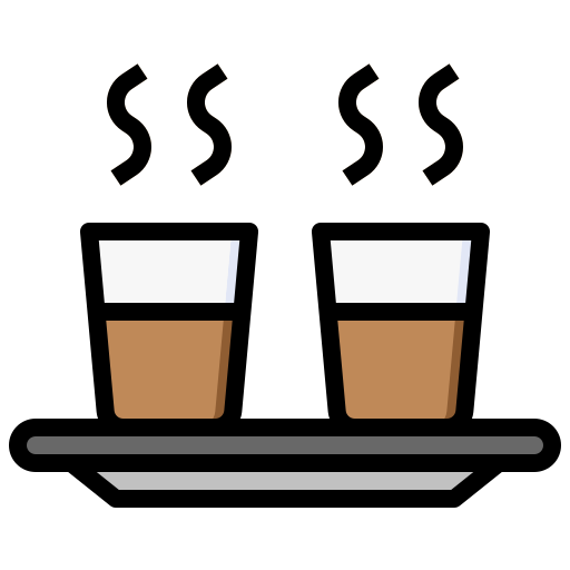 Coffee Surang Lineal Color icon