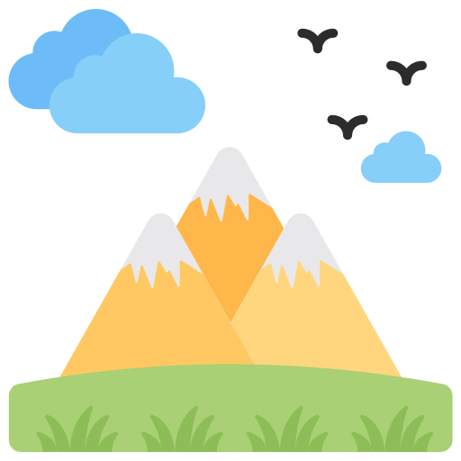 wzgórza Generic Flat ikona