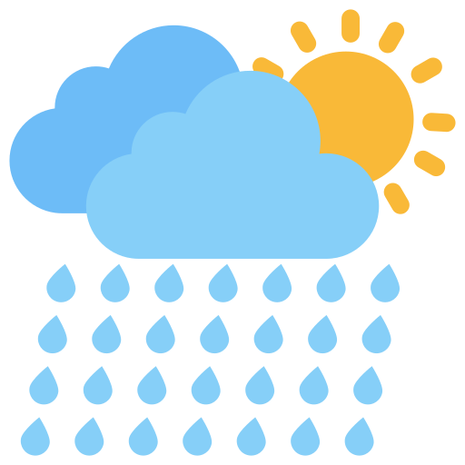 Raining Generic Flat icon