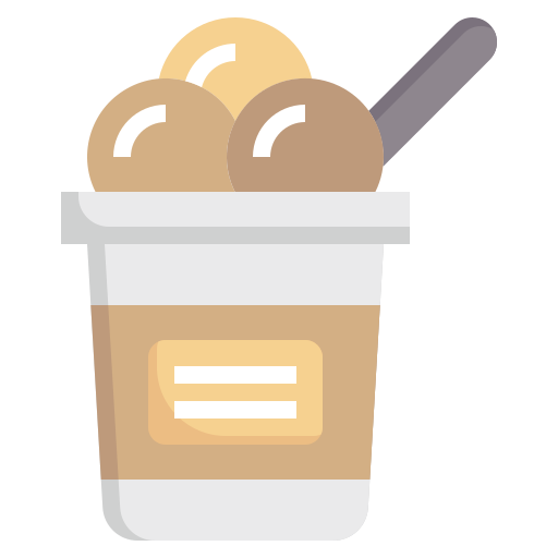 Ice cream cup Surang Flat icon