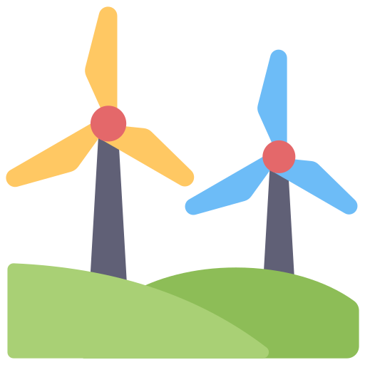 Ветряная мельница Generic Flat иконка