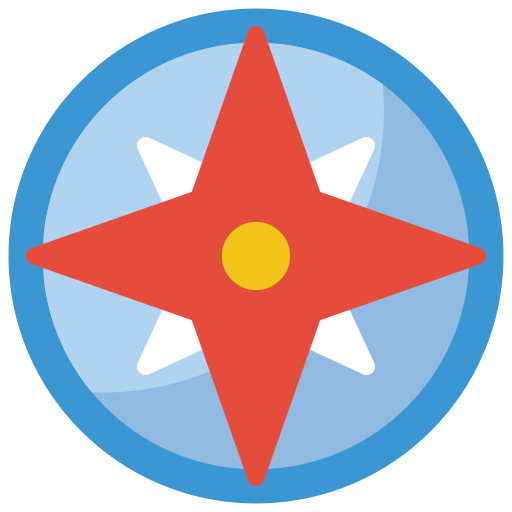 Compass Basic Miscellany Flat icon