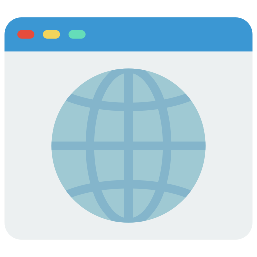 브라우저 Basic Miscellany Flat icon