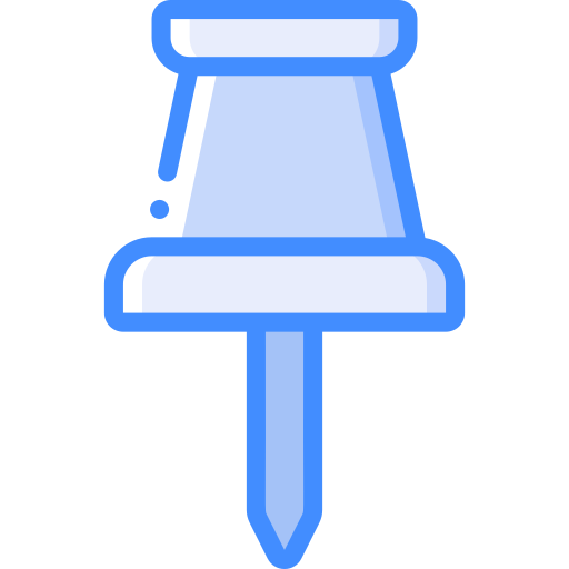 puntina da disegno Basic Miscellany Blue icona