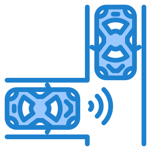 dirección srip Blue icono