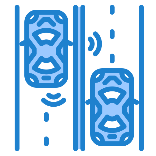 운전 srip Blue icon