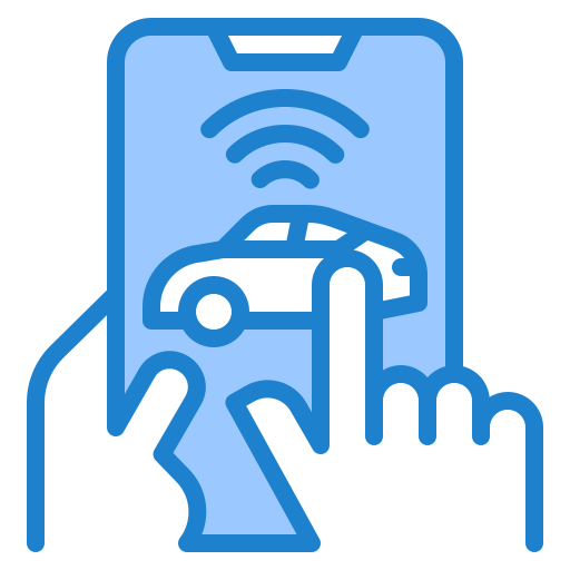 mobile applikation srip Blue icon