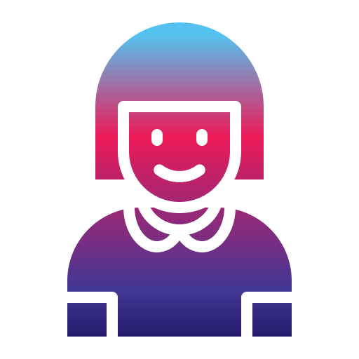 Girl Generic Flat Gradient icon