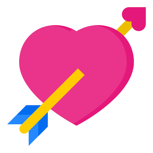 Cupid srip Flat icon