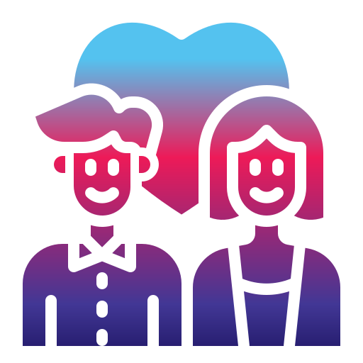 pareja Generic Flat Gradient icono