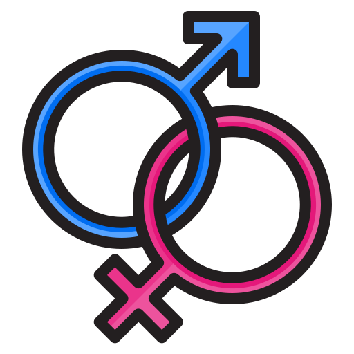 Sex srip Lineal Color icon