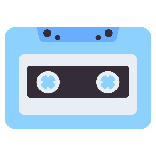 cassette Generic Flat Icône