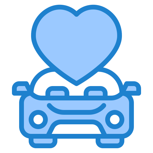 Car srip Blue icon