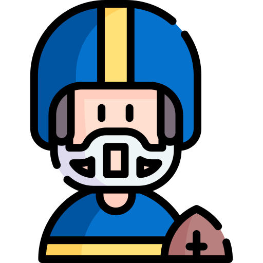 american-football-spieler Special Lineal color icon