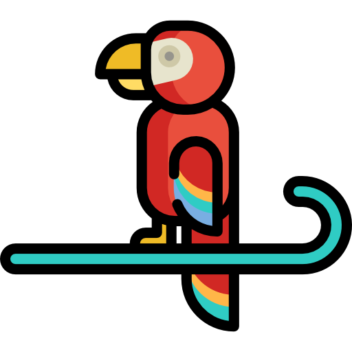 Parrot Special Lineal color icon