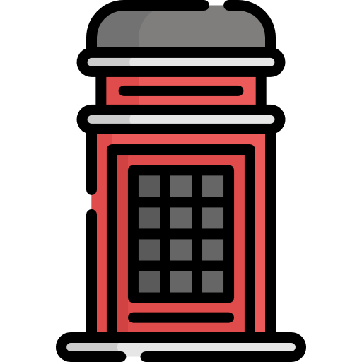 Телефонная будка Special Lineal color иконка