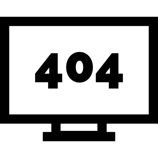 エラー404 Basic Straight Lineal icon
