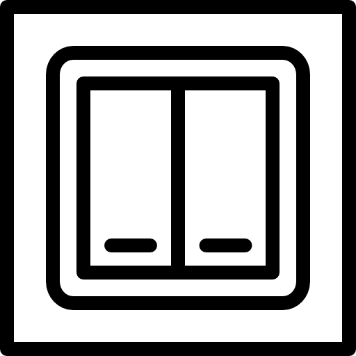 電気のスイッチ Detailed Rounded Lineal icon