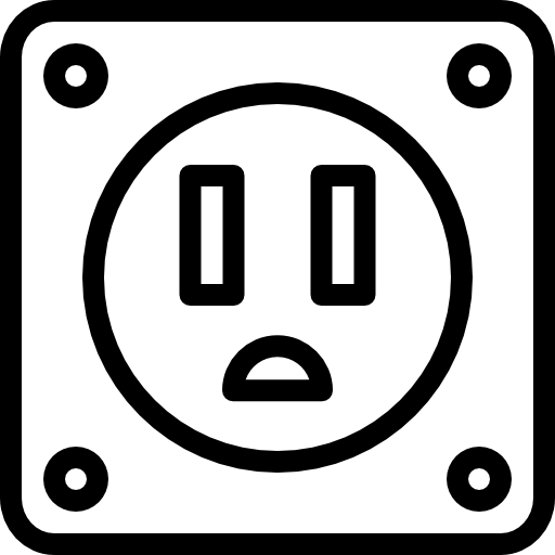 ソケット Detailed Rounded Lineal icon