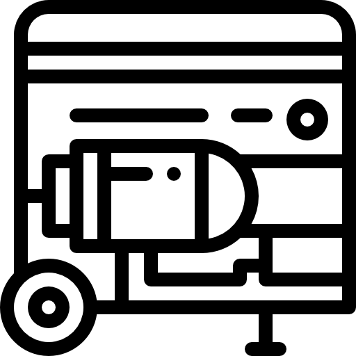 발전기 Detailed Rounded Lineal icon